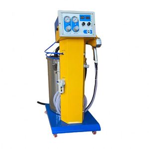 Horno de producción de recubrimiento en polvo para ruedas de acero controlado por PLC, con cabina de pulverización, pistola de pulverización, y función de horno por lotes electrostático a gas/eléctrico, de fácil operación - Product Image 4