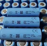 بطارية ليثيوم EV E 40PL IMR 18650 قابلة لإعادة الشحن بسعة 4000 مللي أمبير في الساعة، 20C، 3.65 فولت، عالية الطاقة، ذات مقاومة داخلية منخفضة، تدوم 1200 دورة، للاستخدام المنزلي