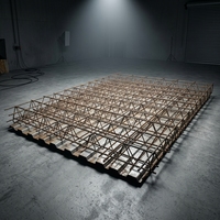 Plancher en treillis d'acier pour remplacer le coffrage traditionnel coulé sur site pour les bâtiments à grande portée en structure métallique