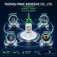 Scellant silicone transparent à séchage rapide 30 ml, adhésif imperméable en vrac pour verre, métal, céramique, plastique, travail du bois, OEM, étiquette privée