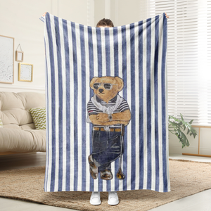 La franela impresa con palabras <span class=keywords><strong>de</strong></span> texto <span class=keywords><strong>de</strong></span> dibujos animados personalizados al por mayor es adecuada para sofá o cama, impresión <span class=keywords><strong>de</strong></span> alta calidad, maquetas <span class=keywords><strong>de</strong></span> cortesía - Product Image 4