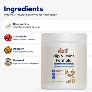 Suplemento OEM ODM Privado para Cadera y Articulaciones de Perros - Alivio del Dolor Articular Canino - Masticables Blandos de Glucosamina, Condroitina y Cúrcuma - Product Image 2