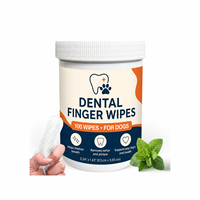 Lingettes dentaires pour chiens Freshens Breath Pet Teeth Cleaning, marque privée, pour éliminer le tartre et la plaque dentaire