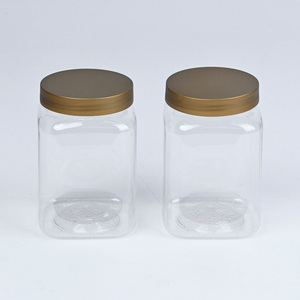 Conteneur alimentaire scellé en PET transparent BRC de 750 ml, pot de stockage pour poudre, compléments alimentaires, protéines en poudre, substituts de repas, pots scellés - Product Image 1