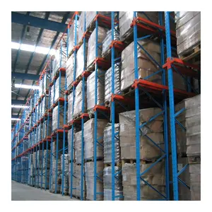 Warehouse Logistics Cargo Storage Heavy Duty Steel Storage Pallet Rack Drive In Storage Pallet Racking