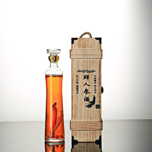 Botellas de Vidrio Transparente Premium para Vino de Ginseng Herbal y Licor de Bayas de Goji al por Mayor de Fabricantes Chinos - Product Image 2