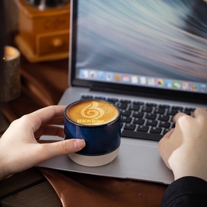 Tasse à expresso et à thé en céramique colorée du Moyen-Orient, design minimaliste moderne, logo personnalisable, adaptée pour la maison, le bureau et l'extérieur - Product Image 3