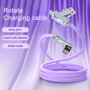 สายชาร์จ USB Type C ยาว 2 เมตร ผลิตจากโลหะผสมสังกะสีหลากสี รองรับการชาร์จเร็ว 6A ถ่ายโอนข้อมูล 480Mbps สำหรับ <span class=keywords><strong>iPhone</strong></span> 16 ใช้ในรถยนต์ได้ - Product Image 6