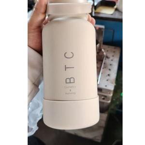 Taza Térmica de Viaje con Logotipo Personalizado, Termo de Acero Inoxidable, Botella de Agua Deportiva de 32oz/40oz, Botella de Agua Aislada con Pajita Abatible - Product Image 3