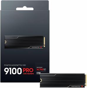 สำหรับ 9100 PRO PCIe 5.0 X4 NVMe 2.0 ประสิทธิภาพสูง 1TB ฮาร์ดดิสก์ภายในแบบ M.2 SSD สำหรับเล่นเกมบนเดสก์ท็อป พร้อมเปลือกอะลูมิเนียมอัลลอย - Product Image 2