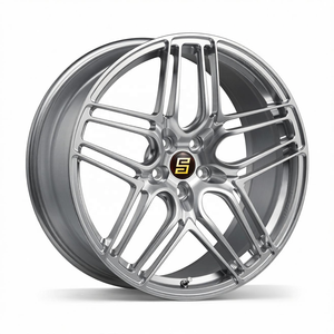 Nouvelles jantes en alliage d'aluminium forgé diamantées argentées haute performance de 20 à 22 pouces avec ET de 40 mm pour S-Class/Maybach Audi A8/RS7 5x112 - Product Image 2