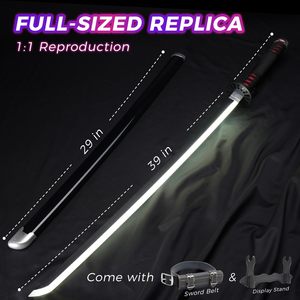 Espada LED de Tanjiro Kamado de Demon Slayer, 39 Pulgadas, Tamaño Real, Recargable por USB C, para Cosplay, Exhibición, Regalo - Product Image 3