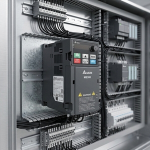 อินเวอร์เตอร์ MS300 ซีรีส์ VFD1A6MS21ENSAA แบบเฟสเดียว 200 วัตต์ (VFD1A6MS21ENSAA) ระบบควบคุม VFD VFD1A6MS21ENSAA - Product Image 1