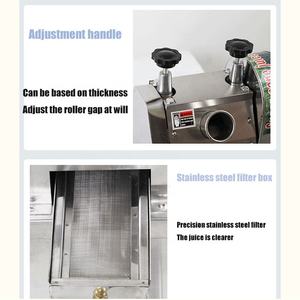 Presse-jus de canne à sucre manuelle en acier inoxydable de type <span class=keywords><strong>banc</strong></span> commercial, petite taille, dédiée à la presse à jus de canne à sucre - Product Image 5