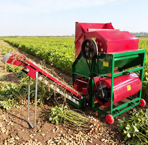 Cosechadora de Granos Portátil con Motor Diésel, Color Rojo, Transmisión por Engranajes para Cosecha de Trigo, Máquina de Alta Productividad - Product Image 6