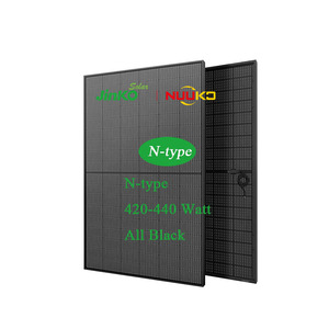 N Type Single Glass 435W 440W 420W Fotovoltaice 420watt Photovoltaic Full Black Paneles Solares - Product Image 3
