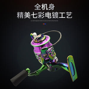 รอกตกปลา GC1500ทำจากโลหะ GC3500 GC2500หลากสี GC4500สำหรับตกปลาน้ำจืดเบส - Product Image 5