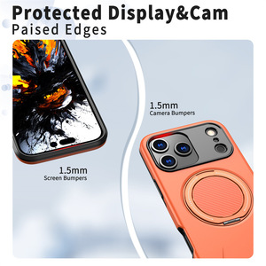 Funda magnética 360 con anillo para iPhone 17, 16, 15 Pro Max de TPU y PC, funda híbrida magnética con soporte para iPhone 17 - Product Image 6