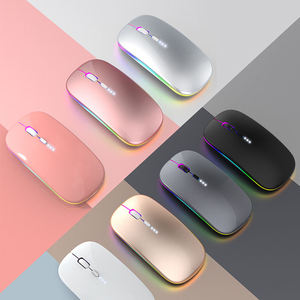 <b>Computer</b> Accessories Rgb <b>Mouse</b> Thin <b>Mouse</b> Inalambrico Ergonomic Rechargeable Battery Power Display Wireless <b>Mouse</b> - Product Image 6