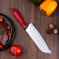 30cm Filetmes Roestvrij Staal Santoku Koksmes Restaurant Slagerij Vis Vlees Snijden Plastic Handvat Lange Lemmet