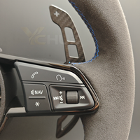 Volant en carbone forgé de style R8 pour VW Volkswagen Golf 5 6 7 7.5 R MK5 MK6 MK7 GTI Passat B6 B7 B8 Jetta Tiguan