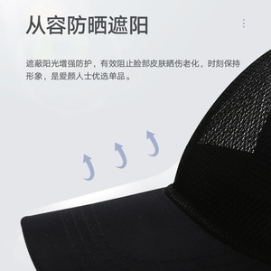 Bucket <b>Hat</b> Extended Brim Breathable Mesh Sun Protection Cap For Women Outdoor Fishing <b>Summer</b> Shade Adult Size - Product Image 5
