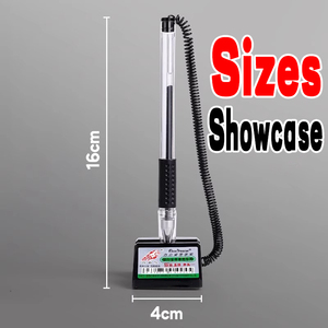 Bolígrafo Antipérdida con Punta de Gel de 0.5mm, Retráctil, con Logotipo Personalizado para Uso en Bancos/Oficinas, Venta al Por Mayor, Muestra Gratis - Product Image 3