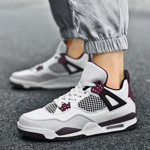Putian <strong>AJ4</strong> Men's Unisex Basketball Shoes Trendy Casual Breathable Shock-Absorbing Front Lacing Student All-Match Sports Shoes - Product Image 2