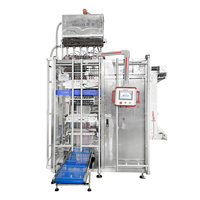 Machine automatique de remplissage et de scellage de sachets de liquide à 6 voies pour jus de bonbons glacés Machine de remplissage d'emballage de glace à 4 côtés