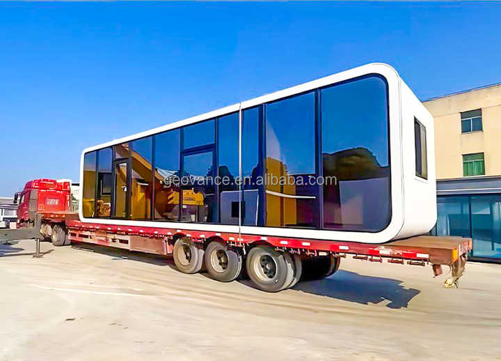 Prefab Mobile Office Pod Apple Cabin 40ft Steel Container Hotel ...