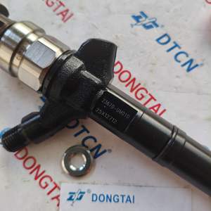 หัวฉีดน้ำมันเชื้อเพลิงคอมมอนเรล295050-1680 <span class=keywords><strong>23670</strong></span>-<span class=keywords><strong>UM010</strong></span>สำหรับ7FD-8FD เครื่องยนต์ IZ - Product Image 5