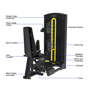 Macchina da <span class=keywords><strong>Palestra</strong></span> Multifunzione per Allenamento Abduttori e <span class=keywords><strong>Adduttori</strong></span>, Attrezzatura Professionale Venduta all'Ingrosso dalla Fabbrica di Guangzhou - Product Image 4
