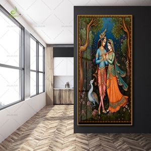 Decoración de Hogar de Lujo con Cuadros Impresos en Lienzo de Alta Definición, Decoración de Porcelana con Cristales y Murales LED - Product Image 1