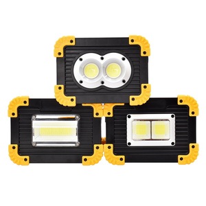 Cob Led <b>Work</b> <b>Light</b> <b>Rechargeable</b> Handheld 1800Mh Battery Outdoor Camping Hiking Floodlight High Intensity Lighting - Product Image 1