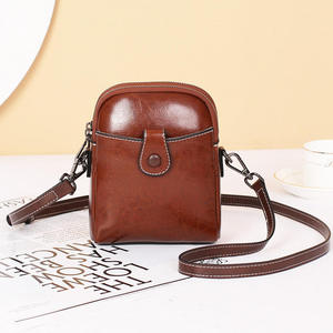 AndoBag - Bolso de Mano Vintage para Mujer, Bolso Bandolera de Cuero Vacuno Genuino Togo, Bolso Pequeño 8007 - Product Image 4