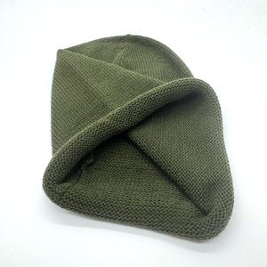 Bonnet long sans couture à bord roulé, tricoté, doux, respirant et fin, pour usage quotidien, unisexe, style rétro, casquettes personnalisées pour hommes - Product Image 6