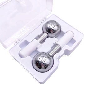 מחיר סיטונאי מותאם אישית כדורי קרח נירוסטה פנים ועיניים cryo גליס רולר קירור לטיפול בעור פנים - Product Image 4