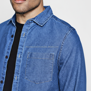 Camisa Casual de Mezclilla para Hombre, Nueva Llegada 2026, Elegante, Económica y Personalizable, Camisa Transpirable para Hombre - Product Image 1