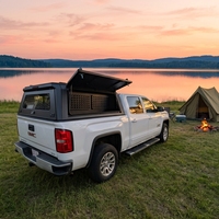 Couverture de benne rigide électrique rétractable et pliable pour Jeep Gladiator JT 2020-2026 - en alliage d'aluminium, étanche et verrouillable, pour benne de 5 pieds