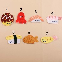 Leuke fruit snoep geborduurde patches kleding decoratieve patch voor jassen jeans tassen hoeden DIY