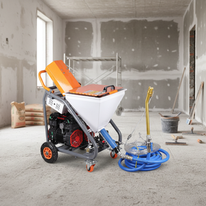 NOUVELLE machine à pulvériser électrique multifonctionnelle sans balais pour enduit polyuréthane, revêtement imperméable, peinture effet pierre, coulis <span class=keywords><strong>de</strong></span> ciment et <span class=keywords><strong>mortier</strong></span> - Product Image 6