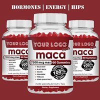 Gummies Black Maca Plus pour des fesses volumineuses et des courbes extrêmes – Racine de Maca Noire pour améliorer la vitalité chez les hommes et les femmes – Booster fessier