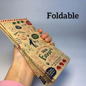 Sacs en papier à fond carré en gros, impression de logo personnalisée pour l'emballage du lait, des sushis, des chaussures, des cosmétiques - Product Image 4