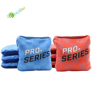 YumuQ 6 ''8 Pack Duckcloth Règlement Tous Les Temps <span class=keywords><strong>Cornhole</strong></span> Bean Sacs, <span class=keywords><strong>Cornhole</strong></span> Jeter De Sacs De Sable avec Granules de Plastique pour L'extérieur - Product Image 5