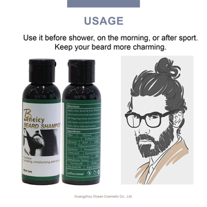 Kit per la cura dei Barbe da uomo Shampoo per la cura della barba facile da districare per la cura dei baffi - Product Image 3