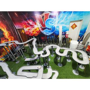 Juego de Carreras Interactivo Personalizable para Interiores, Tipo Carnaval, con Bolas de Billar, Pinball, Batalla de Física, Pista de Carreras - Product Image 2