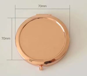 70mm Sublimation Blank <b>Compact</b> Pocket <b>Mirrors</b> Custom Cosmetic Make up Small Hand Round <b>Mirror</b> with logo - Product Image 6