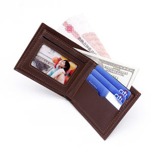 Мужской кошелек мужской короткий мульти-Карточный Повседневный трехмерный ромбовидный зажим для денег мужской тонкий горизонтальный мягкий кошелек - Product Image 4