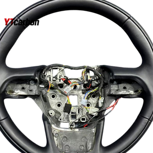 Volante de Fibra de Carbono Real Personalizado Estilo Racing para Continental 16+, Accesorios Interiores para Auto, Modificación de Piezas de Auto YTcarbon - Product Image 2