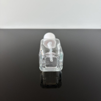Flacon vide rectangulaire en verre transparent de 30 ml avec pulvérisateur à pompe et accessoires pour diffuseur à bâtonnets, idéal pour les huiles essentielles, lotions et parfums